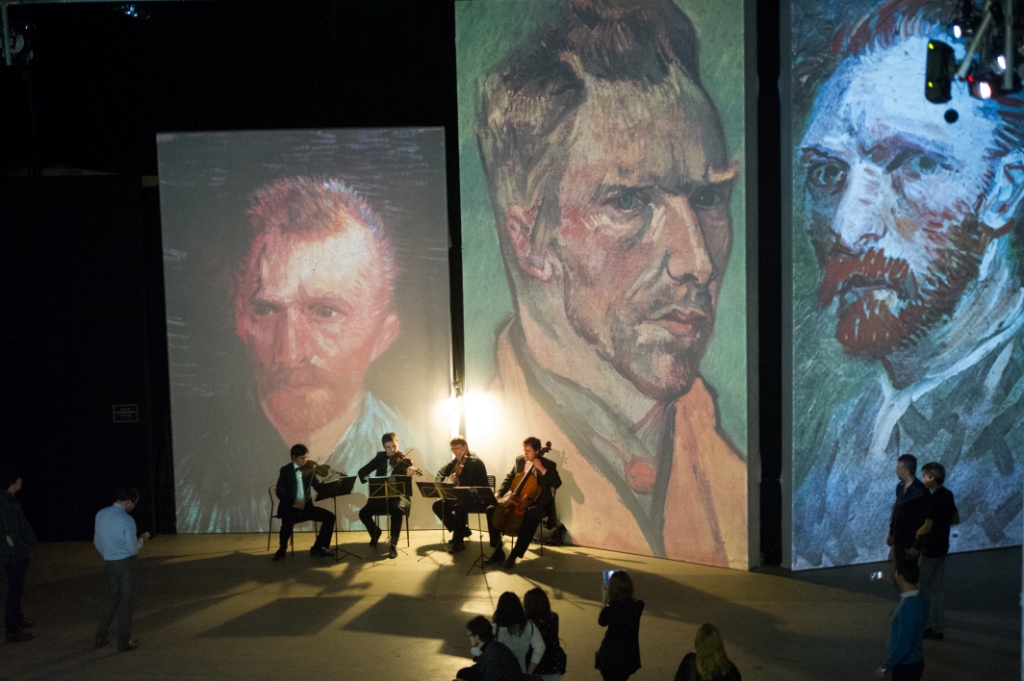 Струнный квартет Паганини - Окрытие выставки Ван Гог Ожившие полотна.